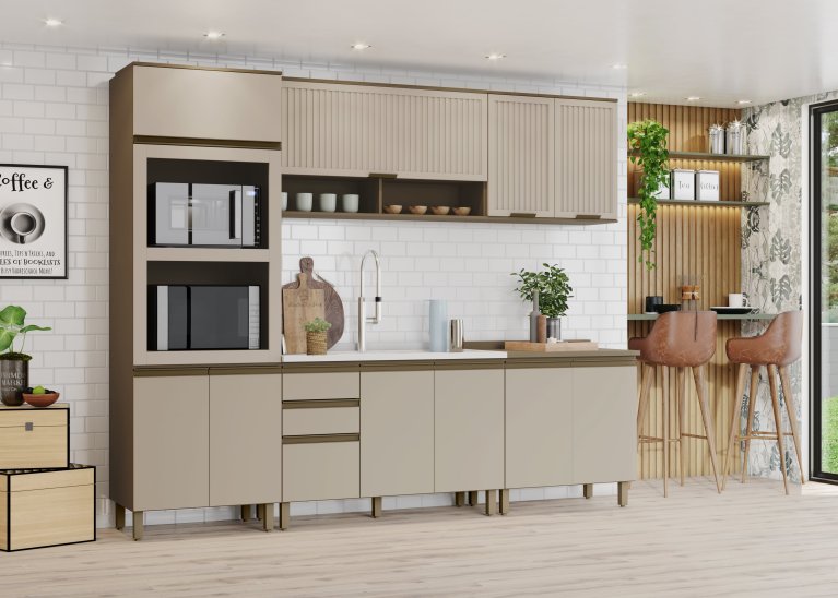 Cozinha Connect Duna/Cristal 24.1.2.1