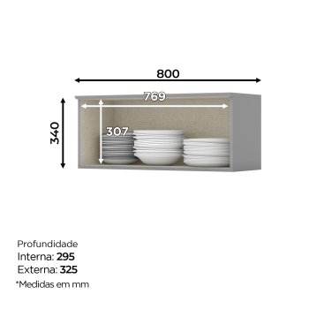 Aéreo 01 Porta Basculante 800 mm Americana