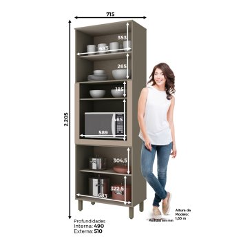 Torre Quente 01 Forno 715 mm Connect