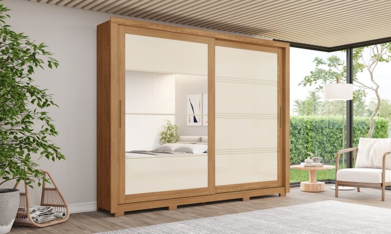 Medelín Nature/OffWhite Espelho