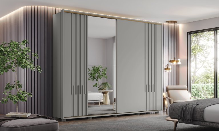 Vicenza Cinza Espelho