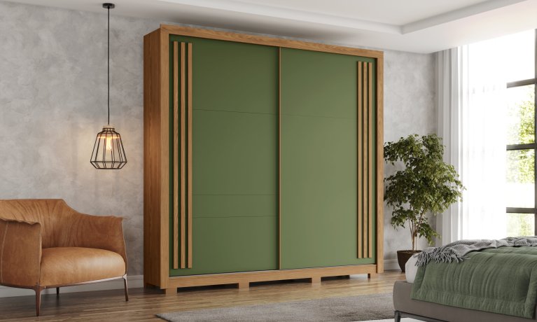 Guarda-roupa Aston 02 Portas Deslizantes