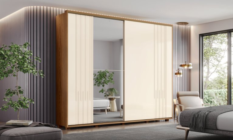 Vicenza Nature/OffWhite Espelho