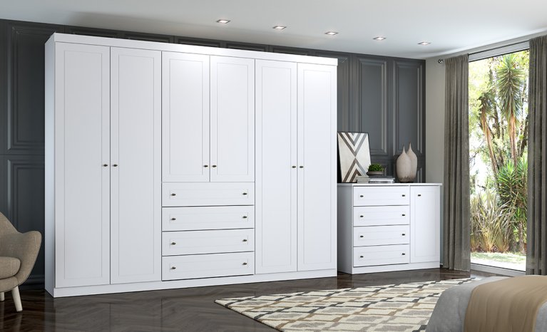 Americano Wardrobe 06 Doors