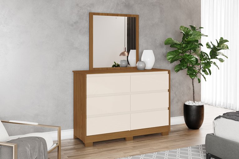 Ravenna Nature/Off White Espelho