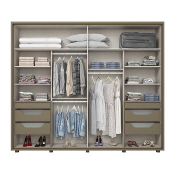 Guarda-roupa Cavic 02 Portas Deslizantes