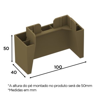 Plastic feet kit 8 units