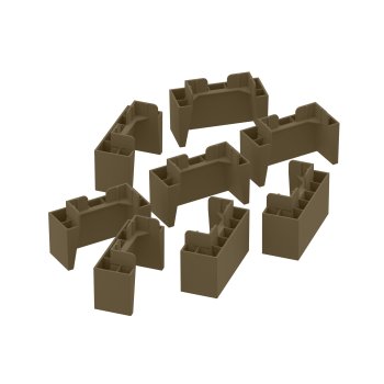 Plastic feet kit 8 units