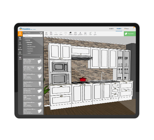 <strong>Simule seu ambiente</strong><br>com os móveis <br>que escolher
